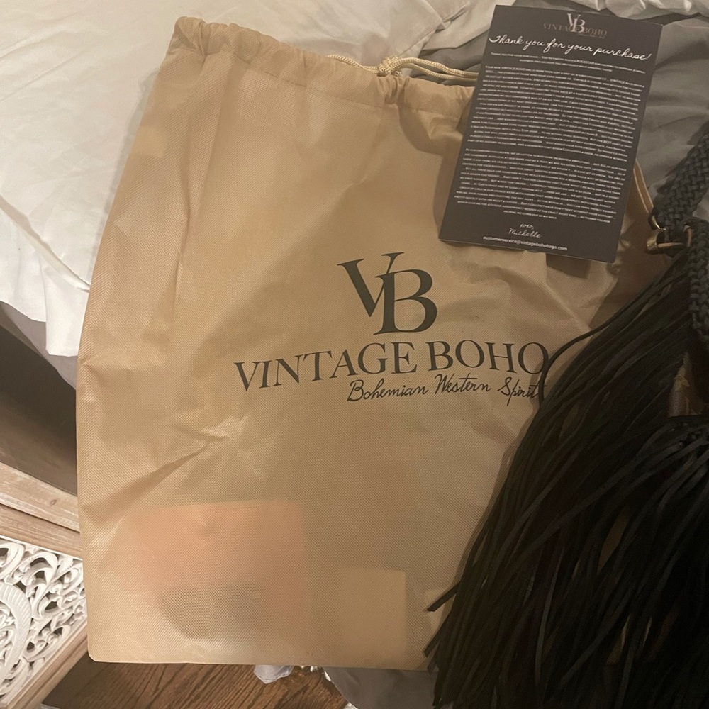 vintage boho satchel crossbody - Picture 15 of 16